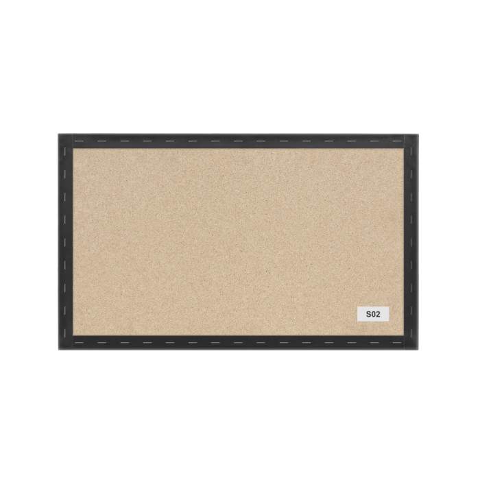 Polsterpaneel aus Kunstleder in Graphitgrau